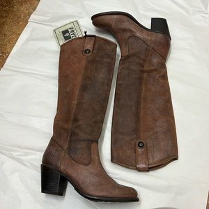 Frye Jackie Heeled Knee High Boots
